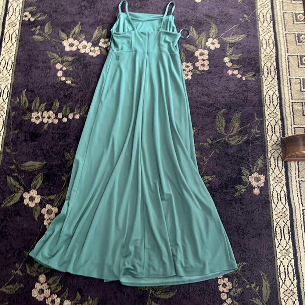 Birdy Grey Ash Crepe Dress in color Sea Glass Sz XL - Picture 13 of 16